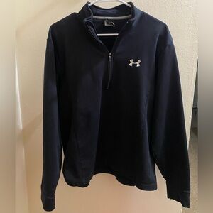 Men’s Under Armour Black Quarter-Zip Pullover - size M